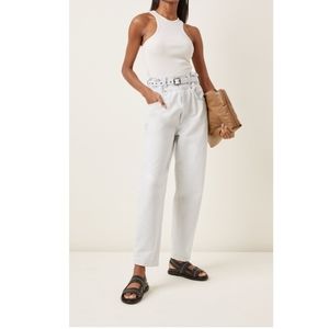 NWT Agolde Riya Elasticated Peg Rigid Tapered Jeans